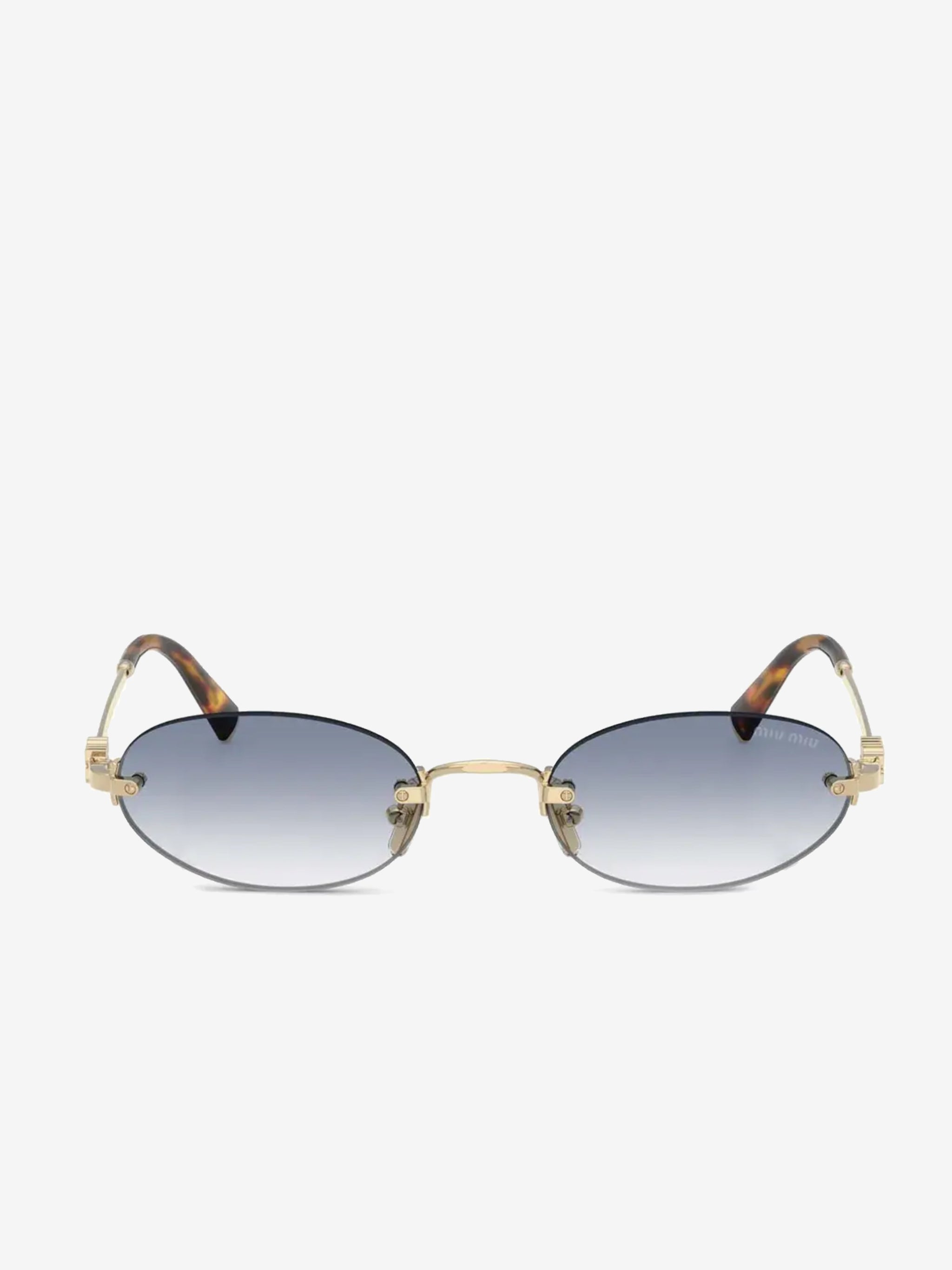 Blue sunglasses, front view