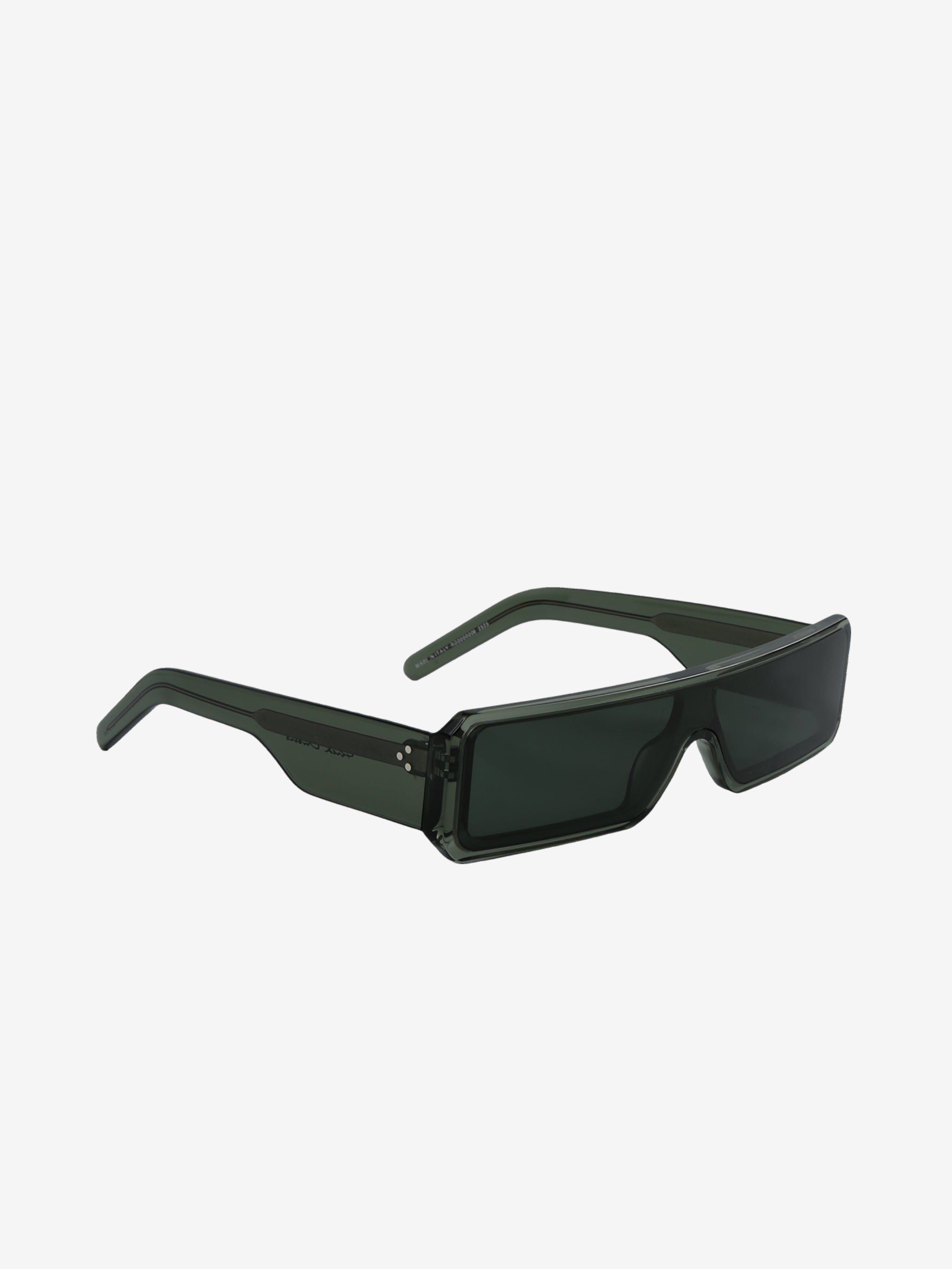 Green eyewear,side view