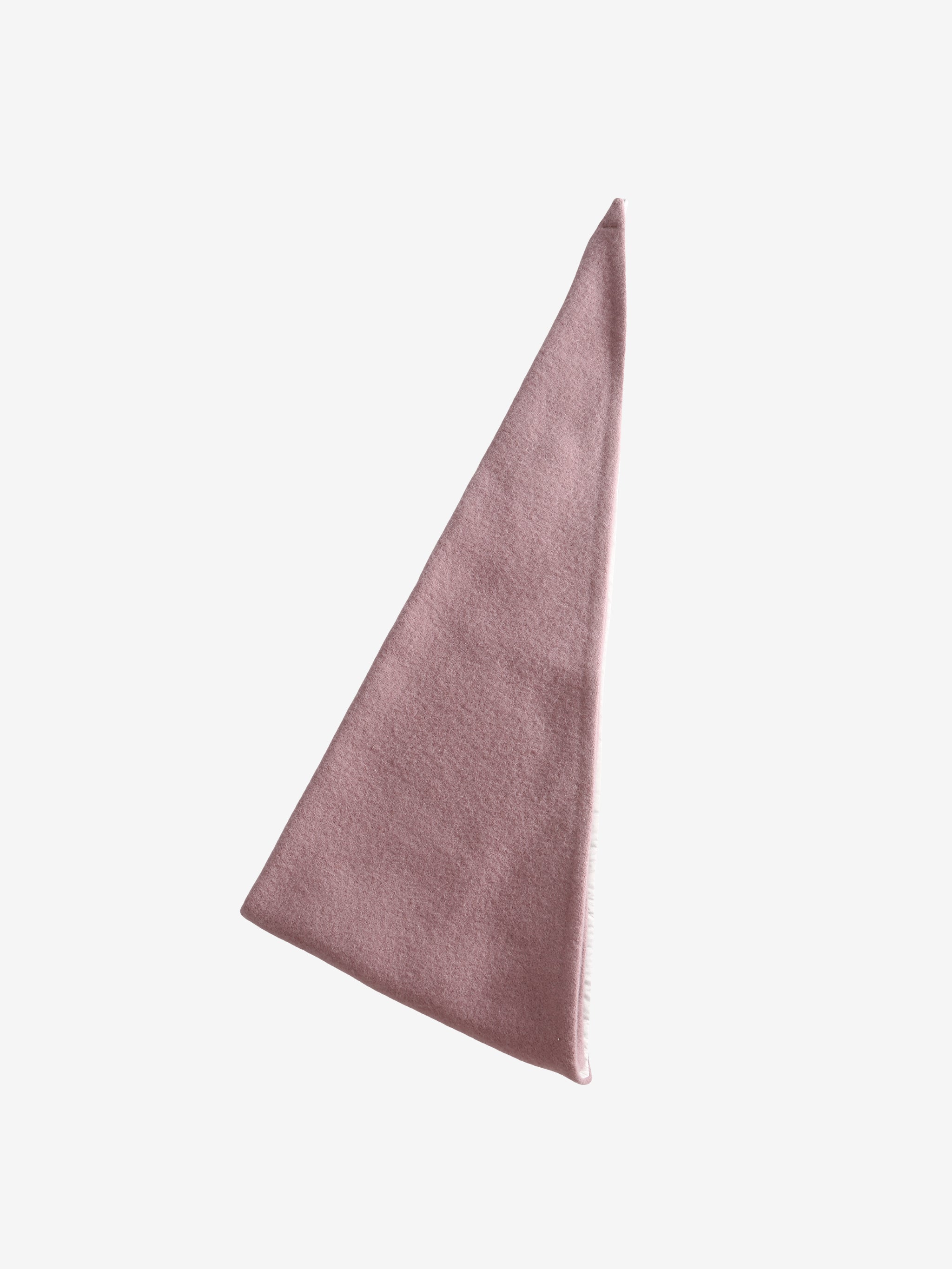 Pink scarf, front view