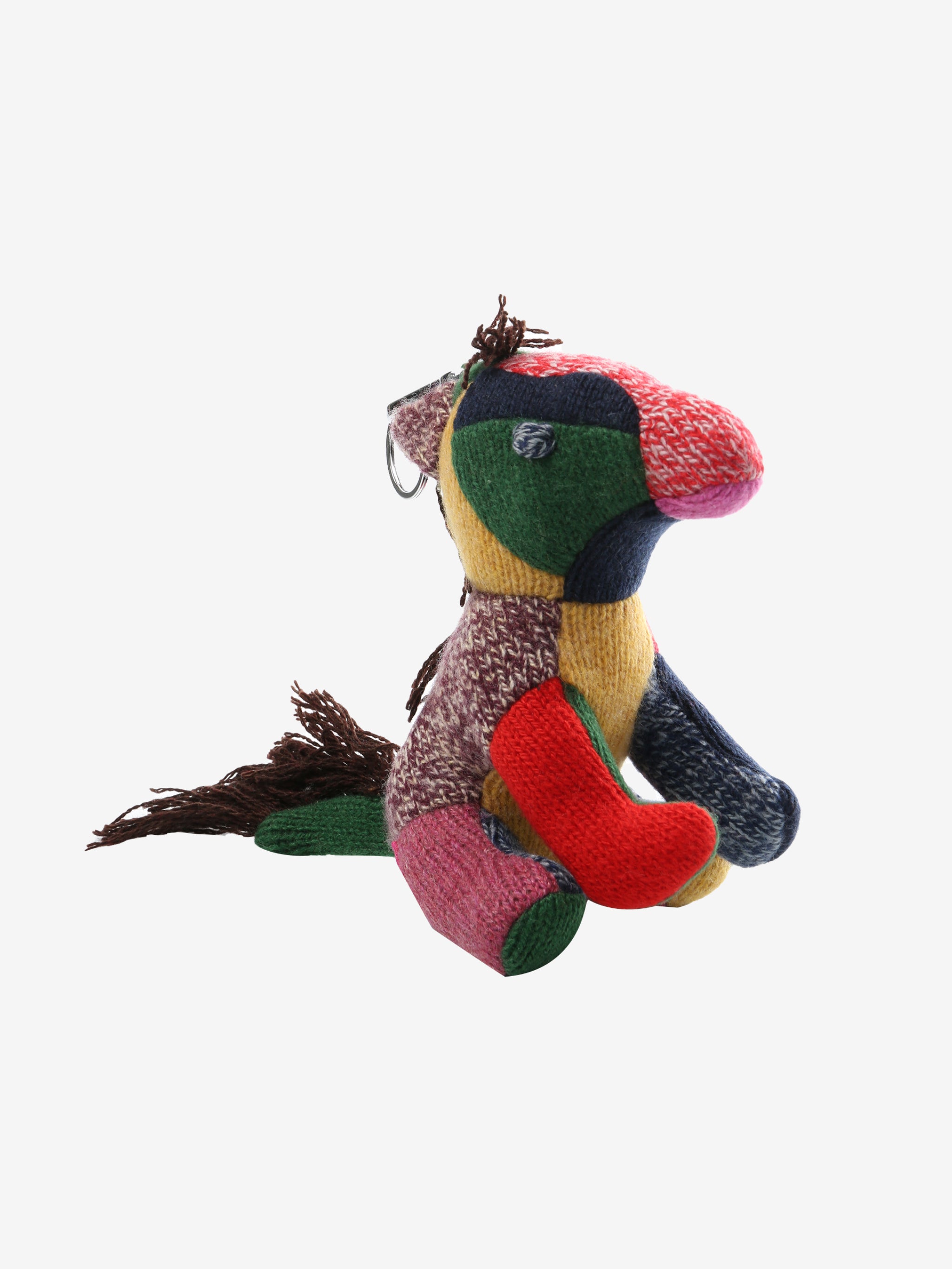 Green keychain, front view