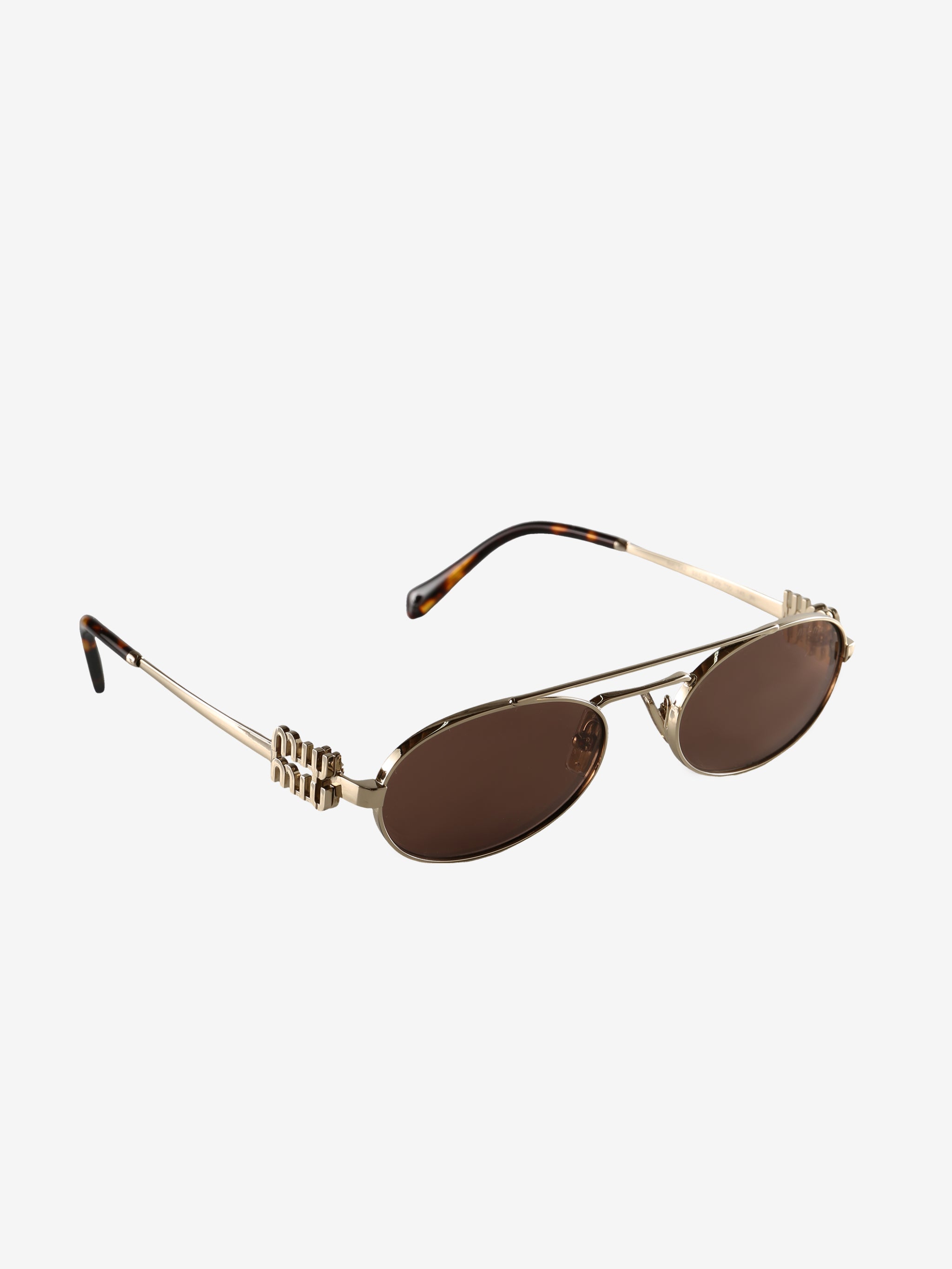 Brown sunglasses, side view