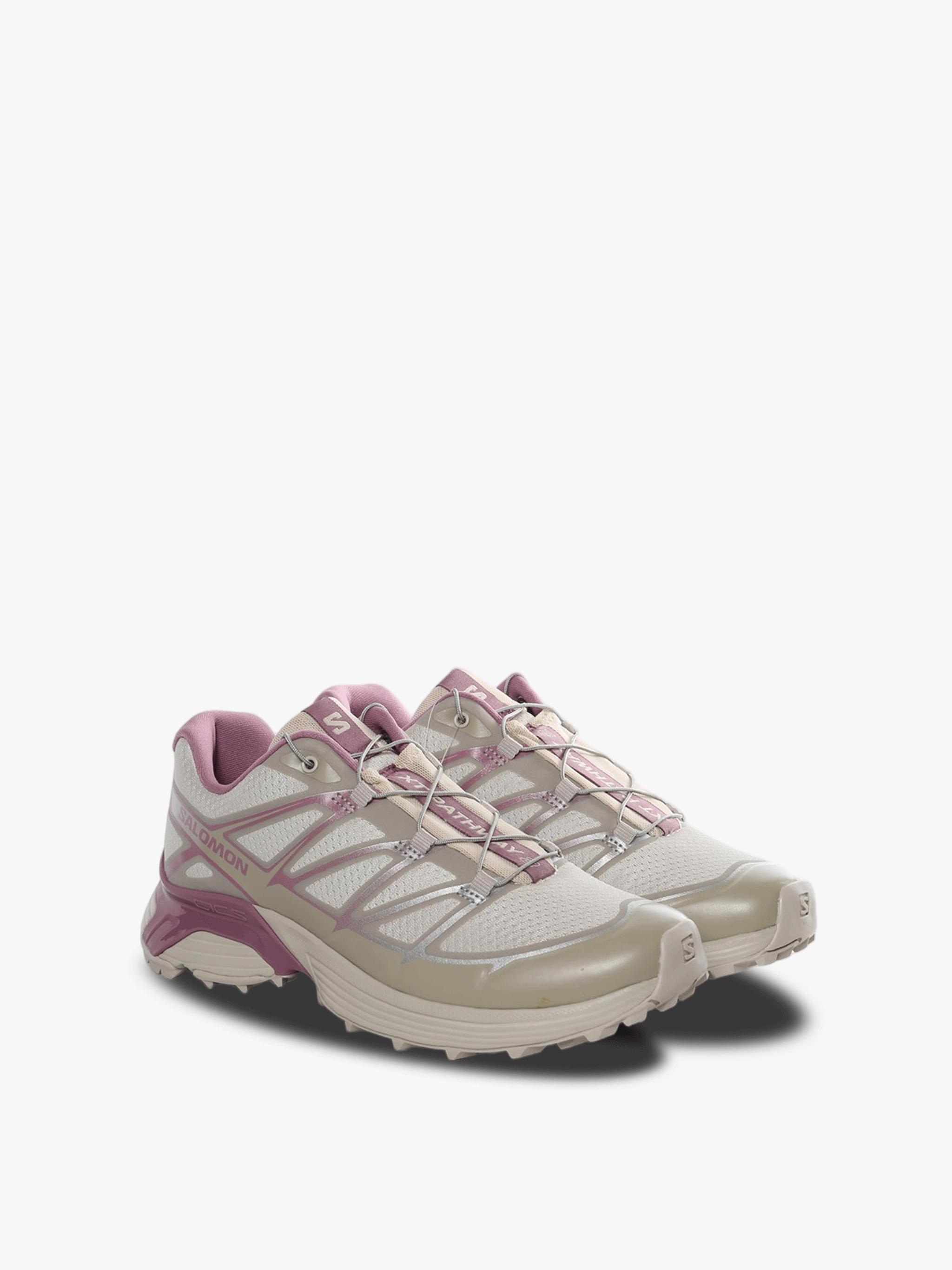 pink sneakers,side view
