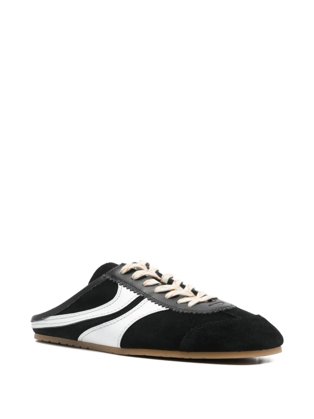 Black shoes, side view