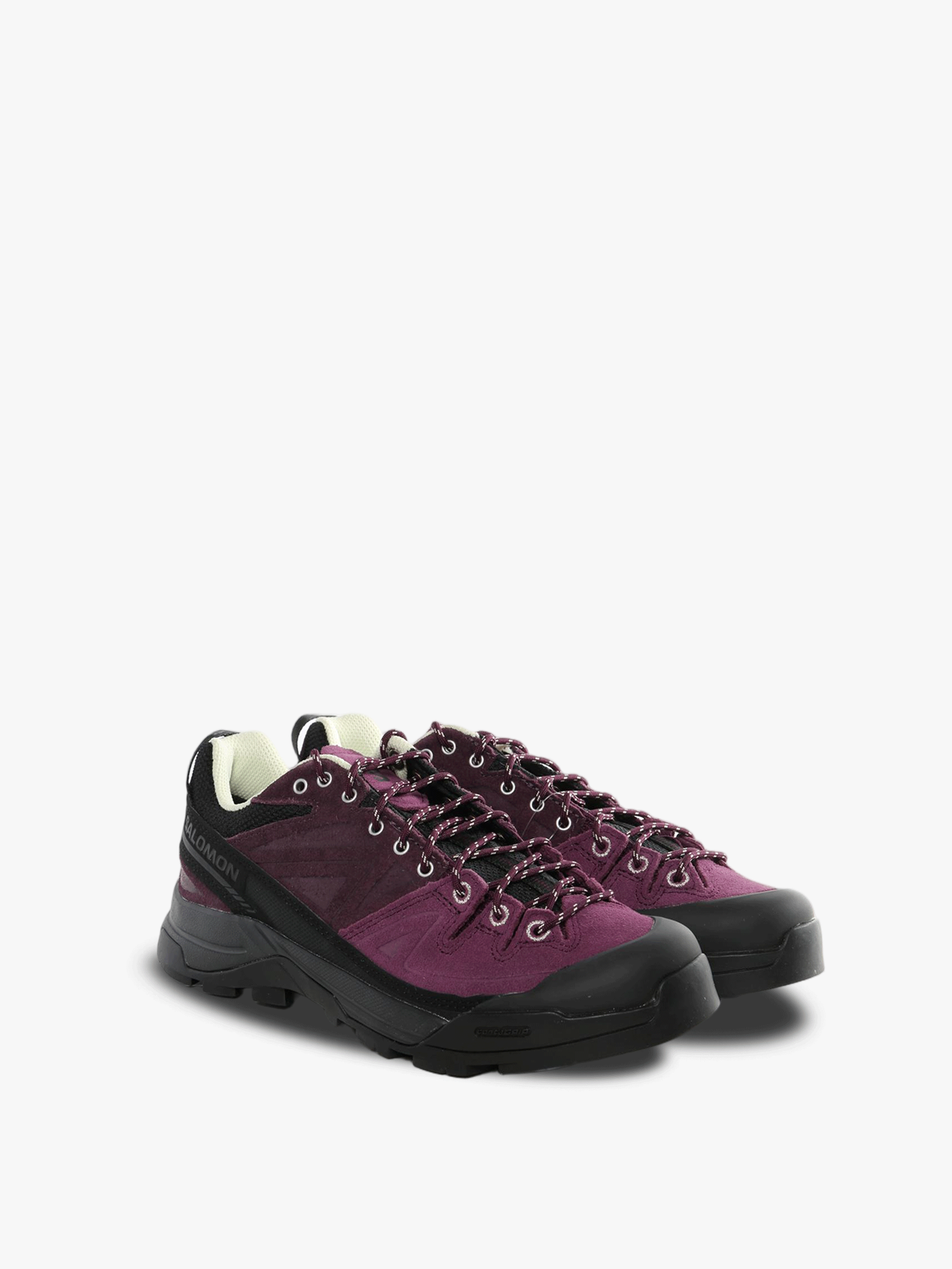 purple sneakers,side view