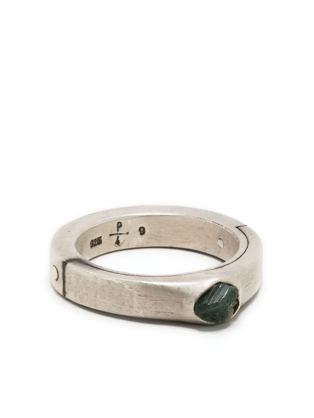 Grey rings, side view