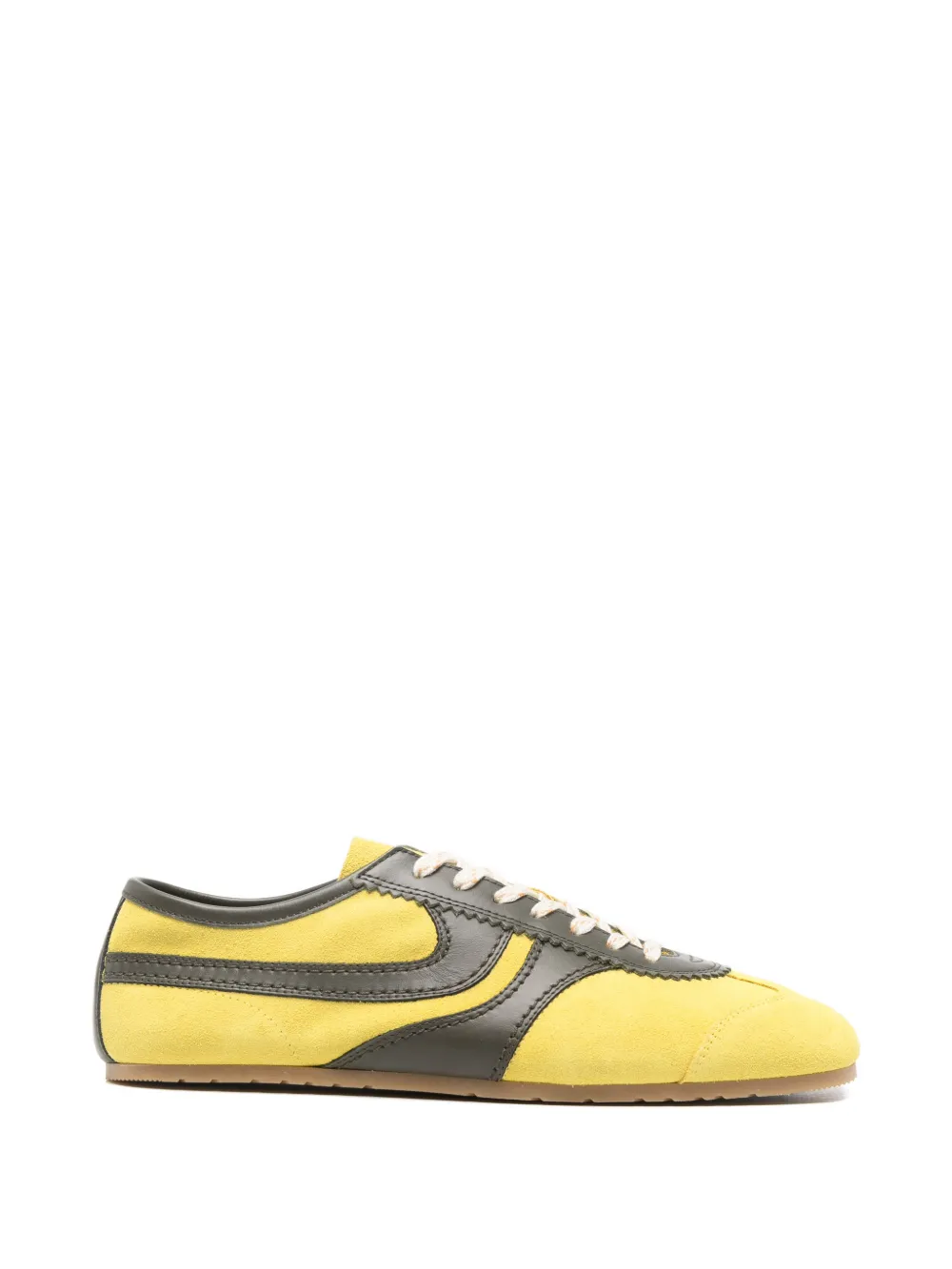 Yellow shoes, front view