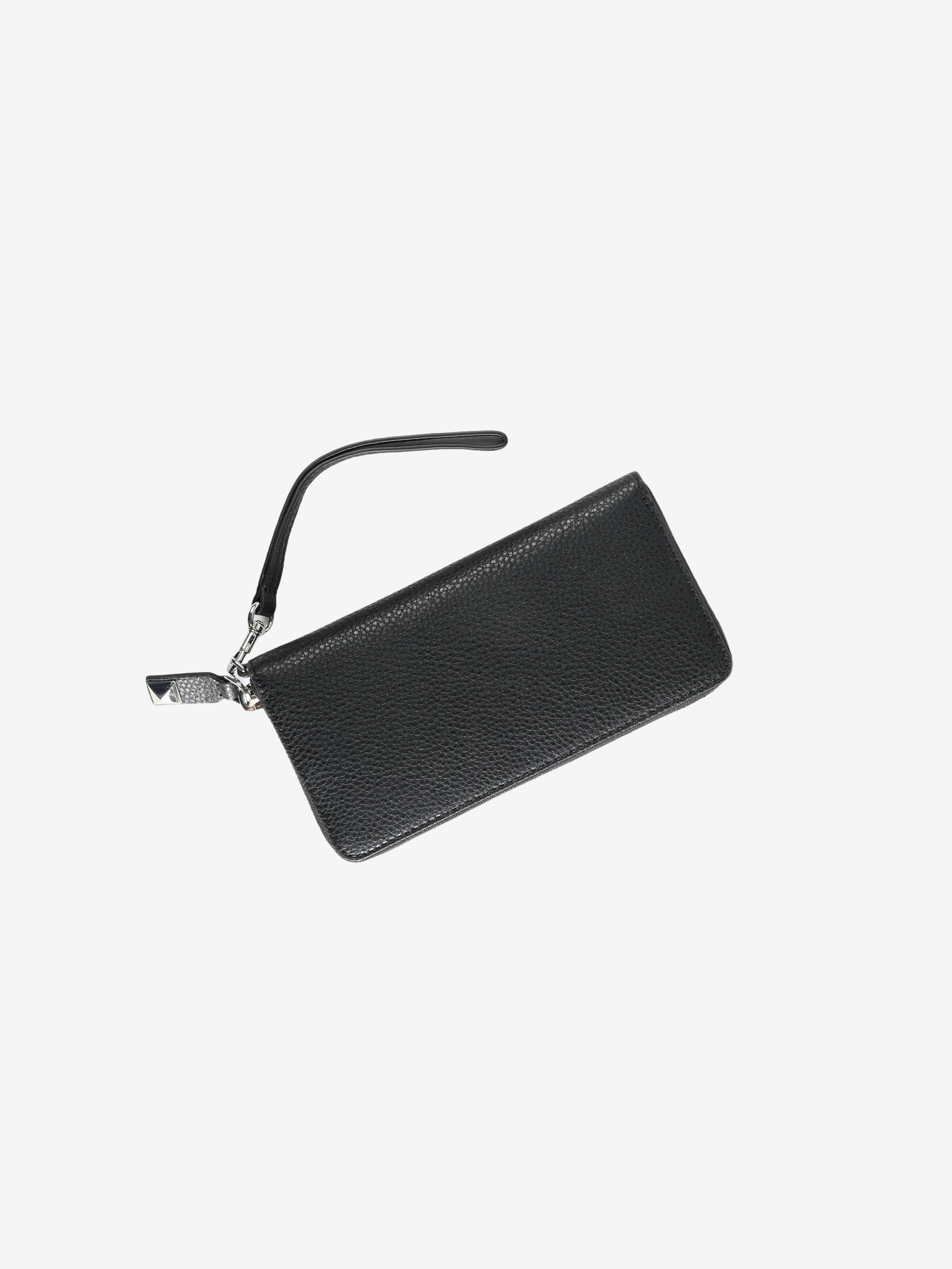 Black wallet,back view