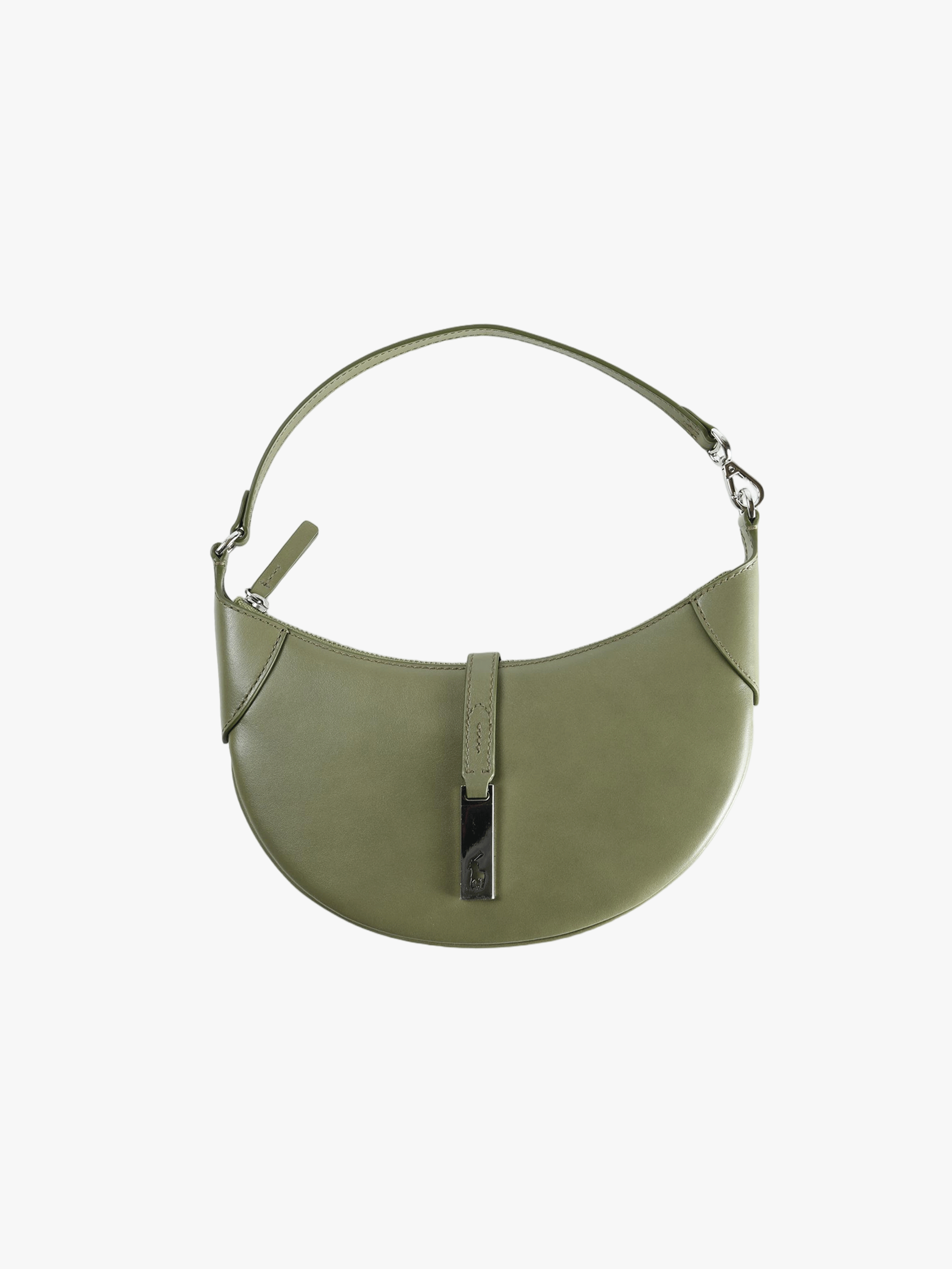 Green bag, front view
