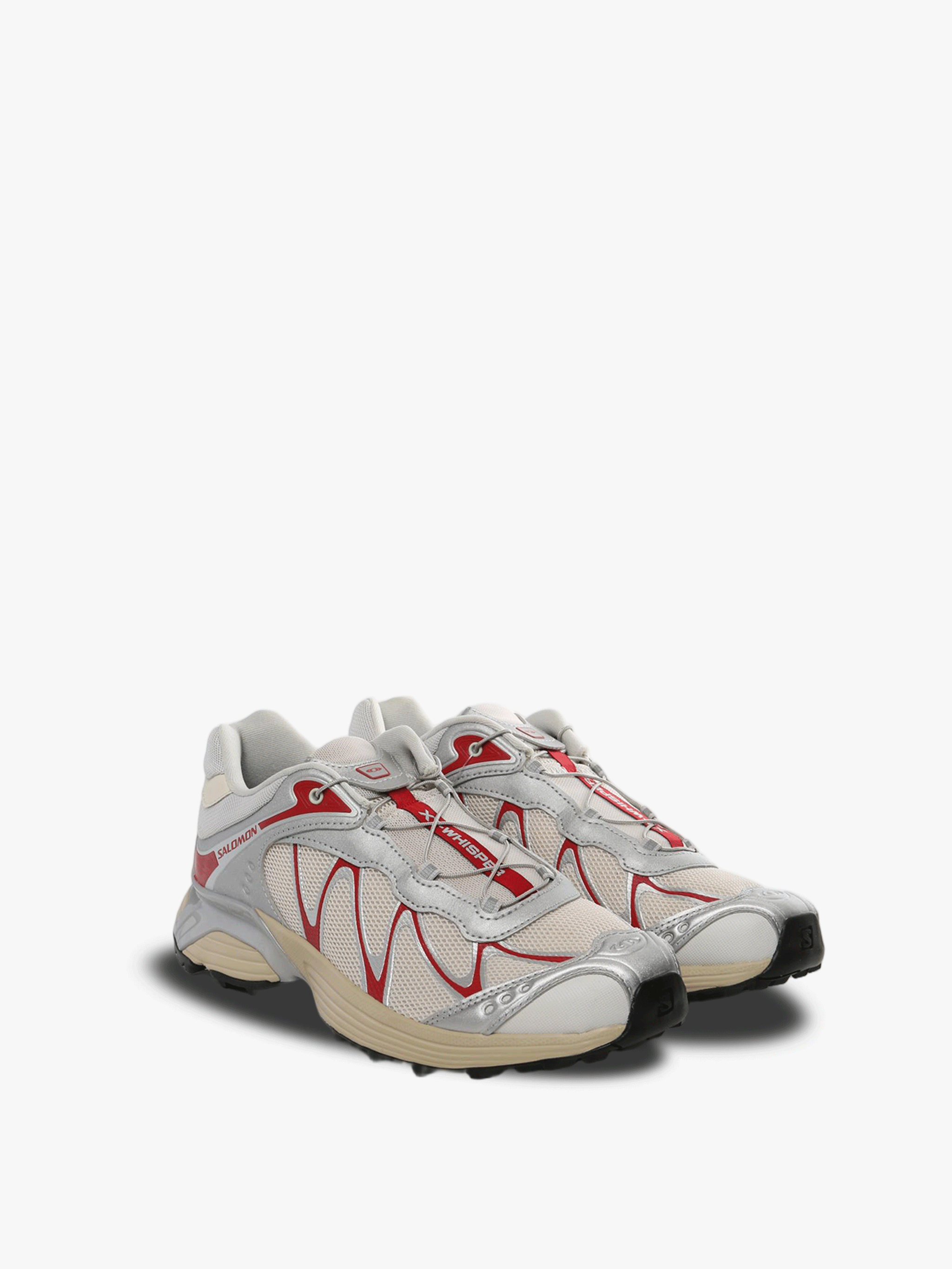 red sneakers,side view