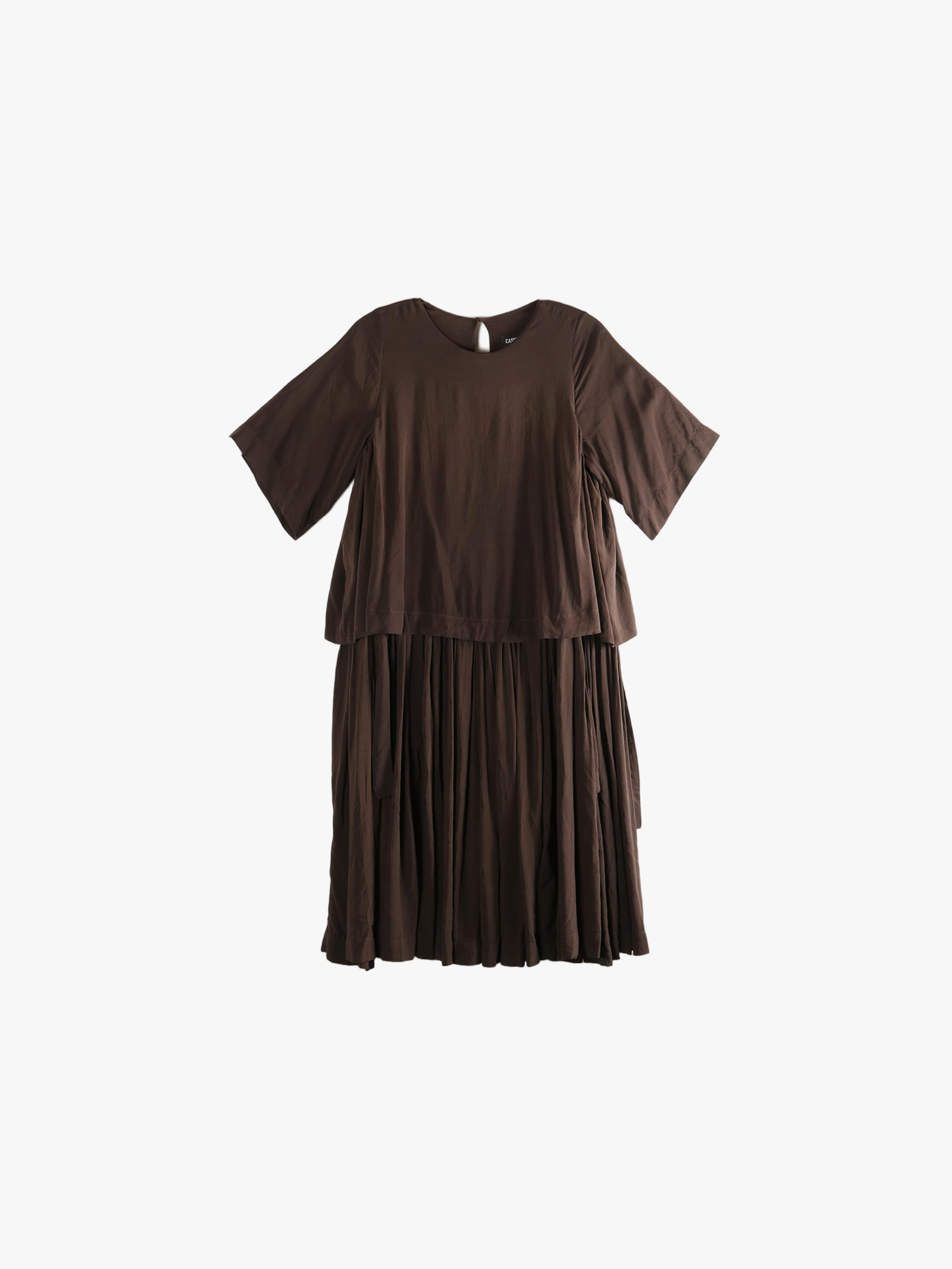 Brown dress,front view